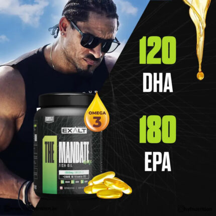 EXALT SUPPS The Mandate Fish Oil - 1000mg DHA per Serving, 100 Softgels - Hold Strong Fitness & Nutrition