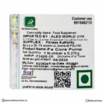 FA CORE Pump Energizer PreWorkout Formula - 270g, 60 Servings FA Core