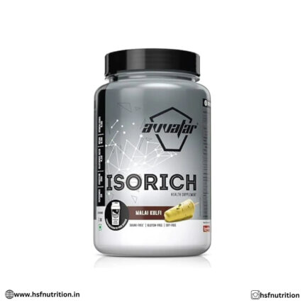 Avvatar Whey Isorich Protein - 1Kg, Malai Kulfi, 29gm, Isolate Protein - Hold Strong Fitness & Nutrition
