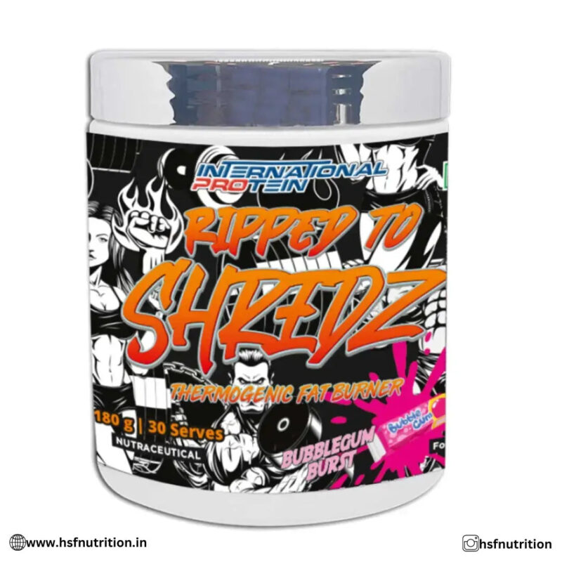 International Protein Ripped to Shredz - 30 Serving, 180gm - Hold Strong Fitness & Nutrition