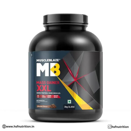 MuscleBlaze MB Mass Gainer Xxl - 3kg, Chocolate - Hold Strong Fitness & Nutrition
