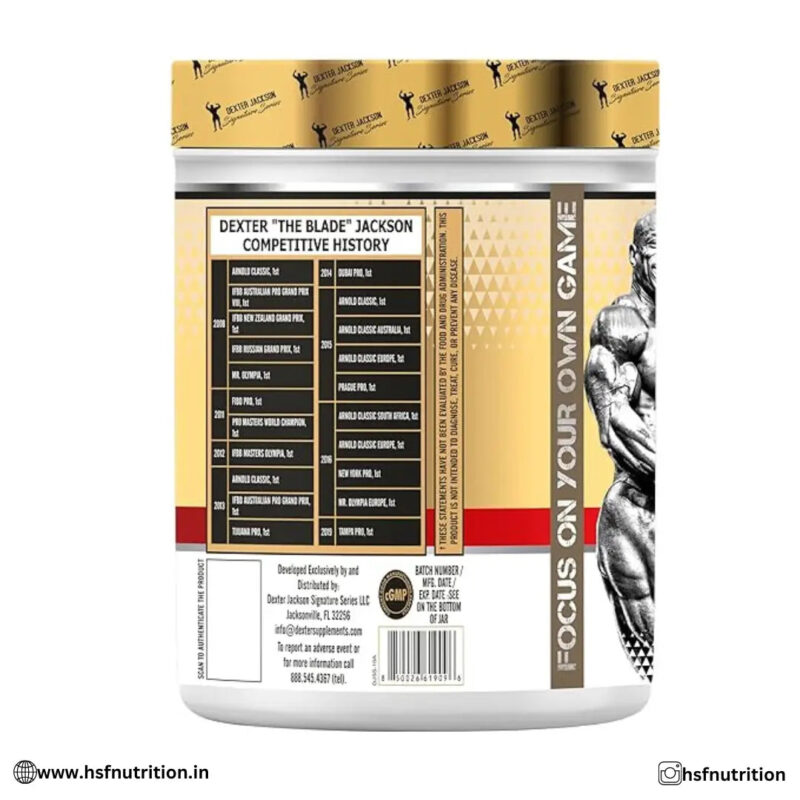 Dexter Jackson Legend Pump  - 432gm, Green Apple, 30 Serving - Hold Strong Fitness & Nutrition