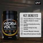 QNT Hydravol Pre-Workout Supplement with Creatine Monohydrate - Naval Orange (400g), 30 Serving - Hold Strong Fitness & Nutrition