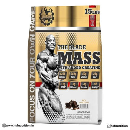 Dexter Jackson The Blade Mass Gainer - 6804g (15 lbs), Rich Chocolate - Hold Strong Fitness & Nutrition