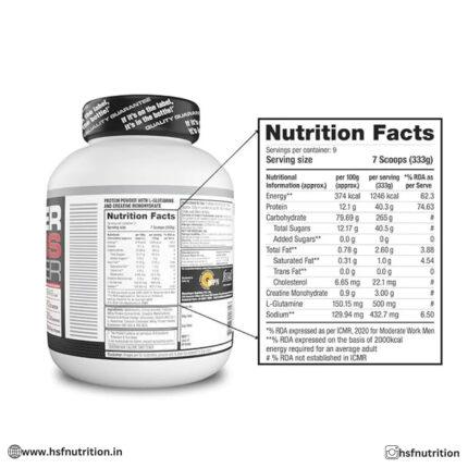 Labrada Super Mass Gainer - 3kg, 1246 Calories, 40g Protein, Chocolate Ice Cream Labrada