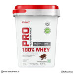 GNC Pro Performance 100% Whey Protein Powder  -  4 KG (1 KG X 4 Pouches) + Bucket | 24g Protein - Hold Strong Fitness & Nutrition
