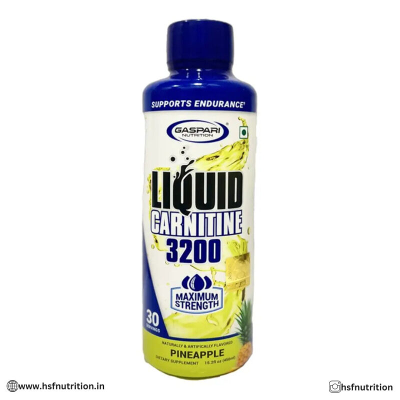 Gaspari Nutrition Liquid Carnitine 3200 - 30 Serving, 450ml - Hold Strong Fitness & Nutrition