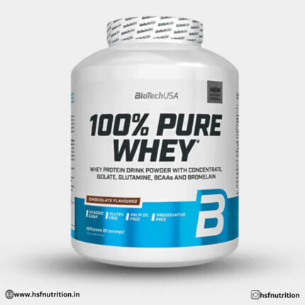 BiotechUSA 100% Pure Whey Protein - 2.27kg, 81 Serving, Chocolate - Hold Strong Fitness & Nutrition