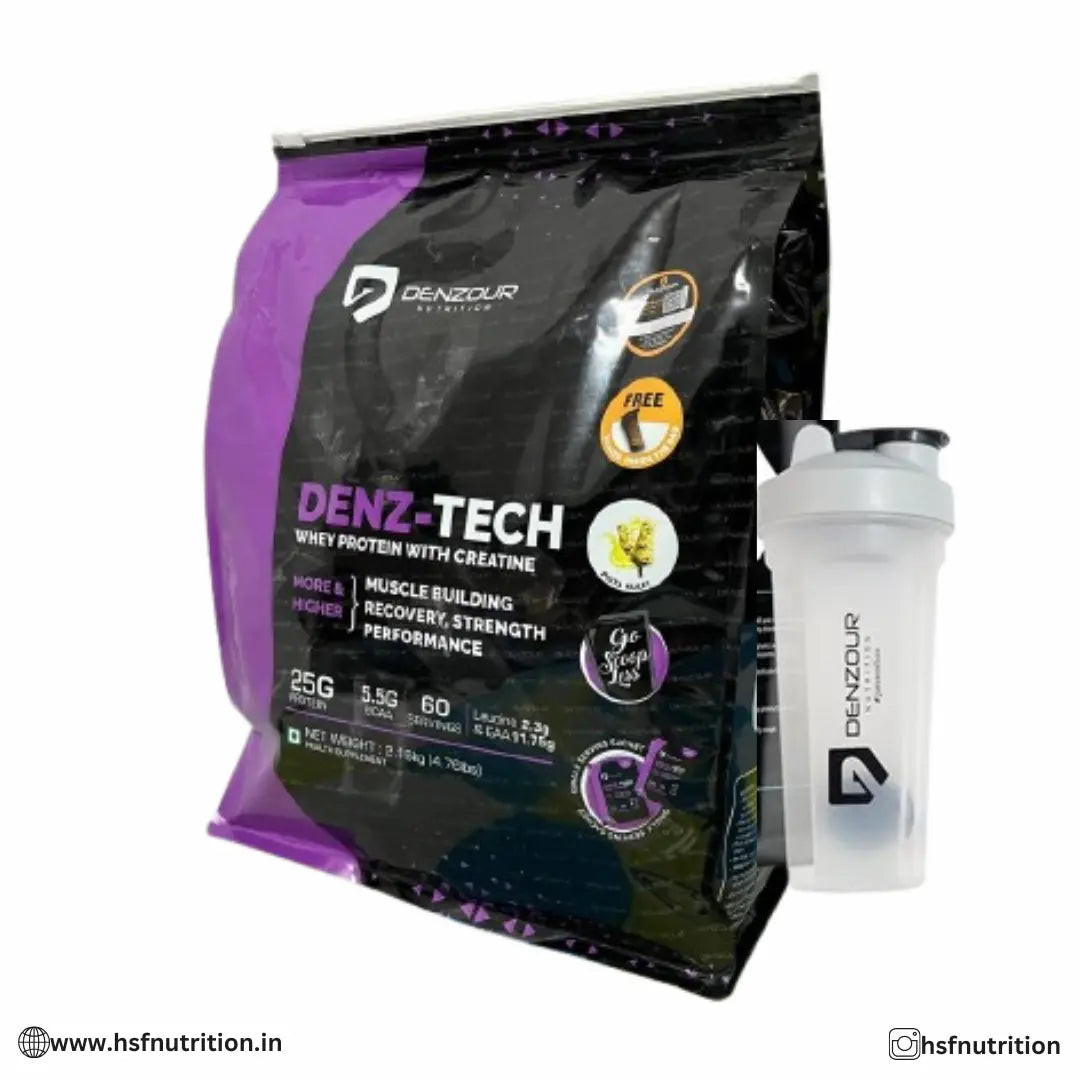 HSF-WEBSITE_24_548a2c02-b31a-4e27-b02b-080fc275c8bd Denzour Nutrition Denz-Tech Whey Protein - 2Kg, 60 Serving, 25g, Pista Kulfi | Free Shaker Inside Denzour Nutrition