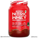 Bigmuscles Nutrition Nitric Whey protein - 1kg, 27g Isolate Whey Protein, Rich Chocolate - Hold Strong Fitness & Nutrition