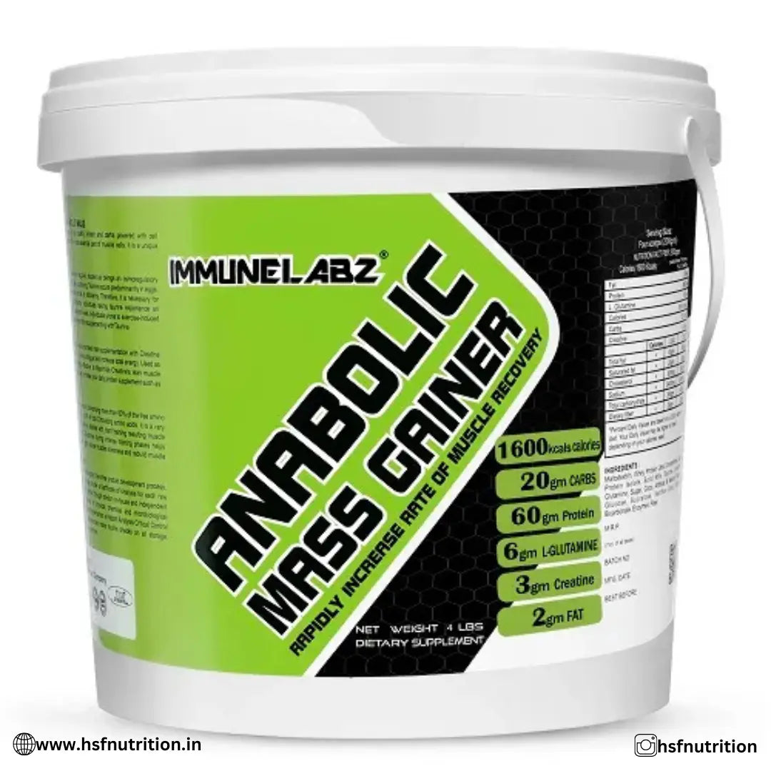 HSF-WEBSITE_58 Immune Labz Anabolic Mass Gainer - 4kg, Chocolate - Hold Strong Fitness & Nutrition