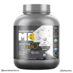 MuscleBlaze MB Biozyme Iso-zero, Low Carb, 100% Pure Whey Protein Isolate - 2kg, 27g, Cookies Cream - Hold Strong Fitness & Nutrition
