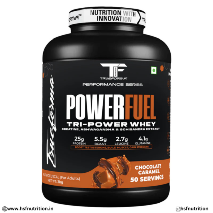 Trueforma PowerFuel Tri-Power Whey Powerful Protein Formula 2kg Chocolate Caramel