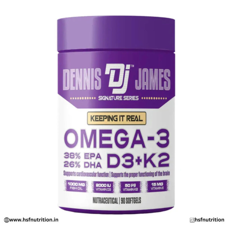 Dennis James DJ Omega-3 Fish Oil - 180 Softgels Dennis James
