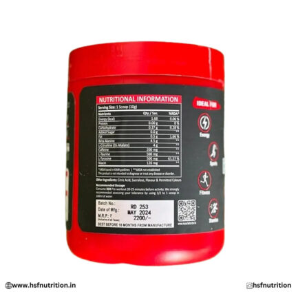 Muscle Doctor RDX Panther PreWorkout EAA BCAA - 60 Serving, 300 g Muscle Doctor