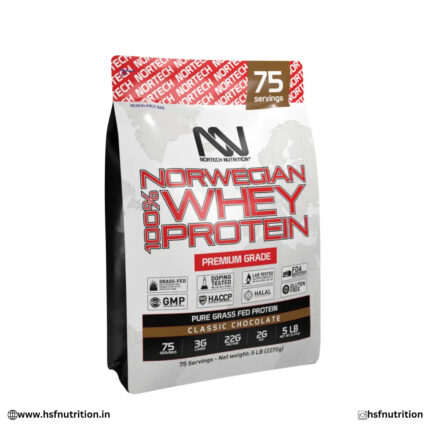 Nortech Nutrition 100% Norwegian Whey - 2.27kg/5Lb, 75 Serving, Classic Chocolate Nortech Nutrition
