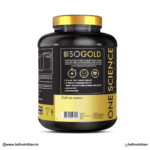 One Science Nutrition OSN 100% Iso Gold Whey Protein 5 lbs [Grass Fed Whey]- 27g Protein, 5.3g Glutamine, 6.4g BCAA, 76 Servings - Chocolate Charge ONE SCIENCE NUTRITION