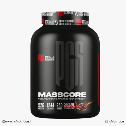 PCS MASSCORE Mass Gainer - 2.7kg, Chocolate | High Protein High Calorie Weight Mass Gainer Powder Pro Combat Science