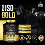 One Science Nutrition OSN 100% Iso Gold Whey Protein 5 lbs [Grass Fed Whey]- 27g Protein, 5.3g Glutamine, 6.4g BCAA, 76 Servings - Chocolate Charge ONE SCIENCE NUTRITION