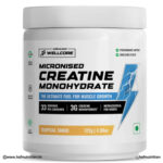 Wellcore - Pure Micronised Creatine Monohydrate Powder - 122gm, 33 Sevings Wellversed