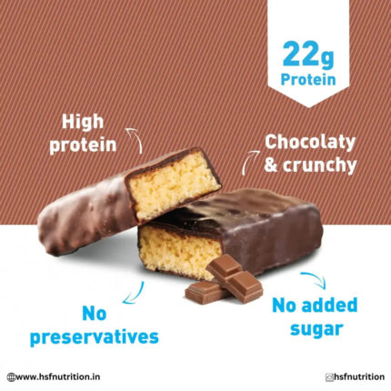 MYFITNESS Choco Peanut Butter Protein Bar (Pack of 6) - 22g Protein, No Added Sugar MYFITNESS
