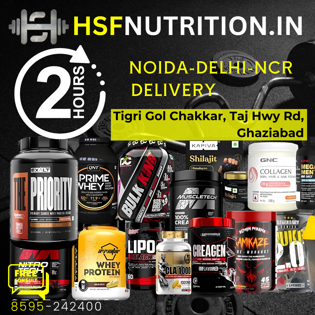 Best Supplement Store Near You with Fast Delivery – HSF Nutrition Ghaziabad