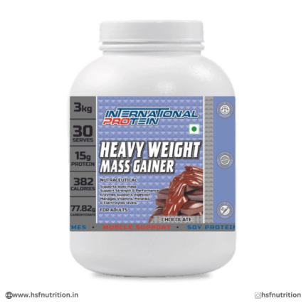 International Protein Heavy Weight Mass Gainer - 3kg, 30 Servings