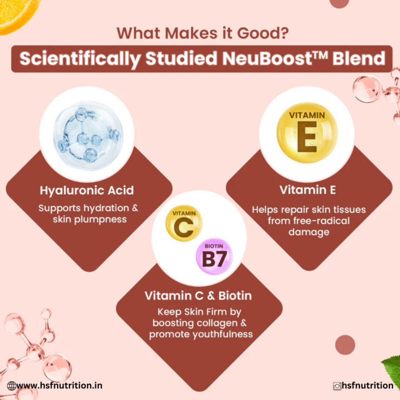 Neuherbs Glutathione Effervescent Tablets with NeuBoost Orange Flavour for Skin Brightening