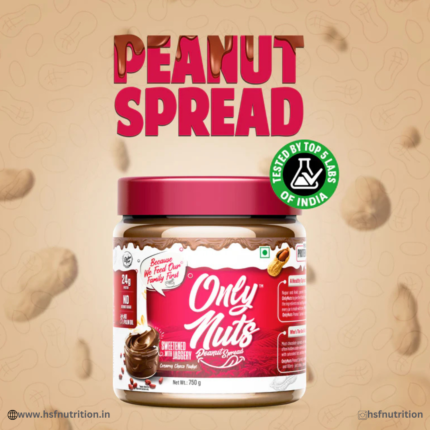 Doctors Choice DC Only Nuts Peanut Protein Spread - 750gm, High Protein | No Refined Sugar | No Palm Oil
