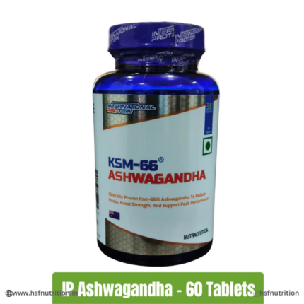 International Protein KSM-66 Ashwagandha - 60 Tablets | 1000mg per Serving