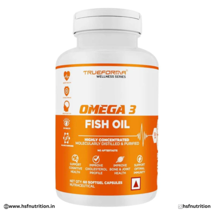 Trueforma Omega 3 Fish Oil capsules with EPA DHA