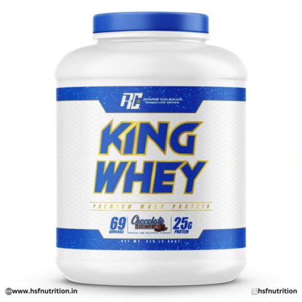 Ronnie Coleman RC King Whey Premium Whey Protein - 2.27 kg (5 lb), 25g Protein