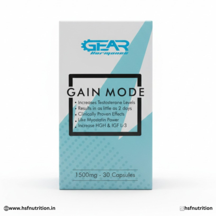 Gear Hormones Gain Mode Muscle Building Capsules - 30 Capsules | Strength & Lean Muscle Growth