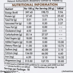 Untitled (1080 x 1080 px) (4)_3.jpg - Keeptrue High Protein Oats official nutritional facts label highlighting 27.45g protein, 11g fibre, and full mineral statistics per 100g