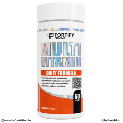 Fortify Pharma Multivitamin Daily Formula 60 Tablets Complete Wellness & Energy Support