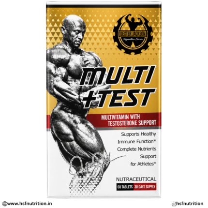 Dexter Jackson Multi Test 60 Tablets Powerful Testosterone & Immunity Support – 30 Servings