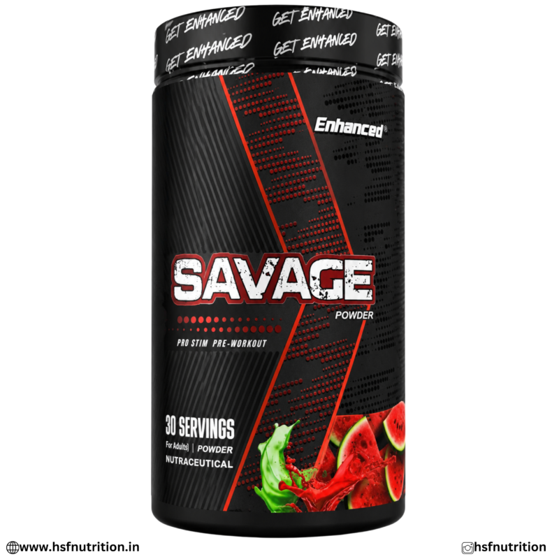 Enhanced Savage Pre Workout Powder 30 Servings