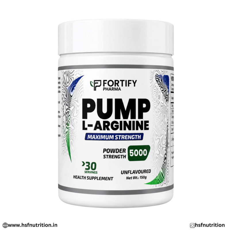 Fortify Pharma Pump L-Arginine 5000 Front View