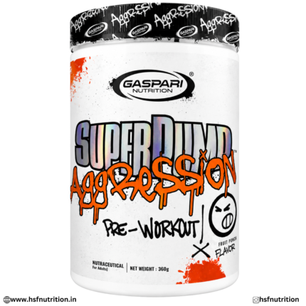 Gaspari Nutrition SuperPump Aggression Pre Workout 360g Fruit Punch