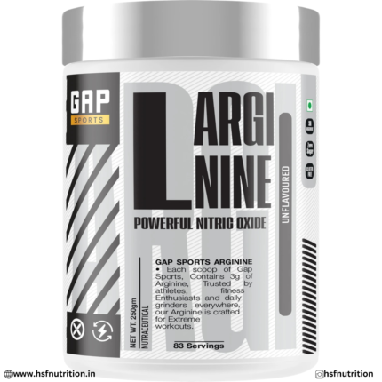 GAP Sports L-Arginine 250g Front View