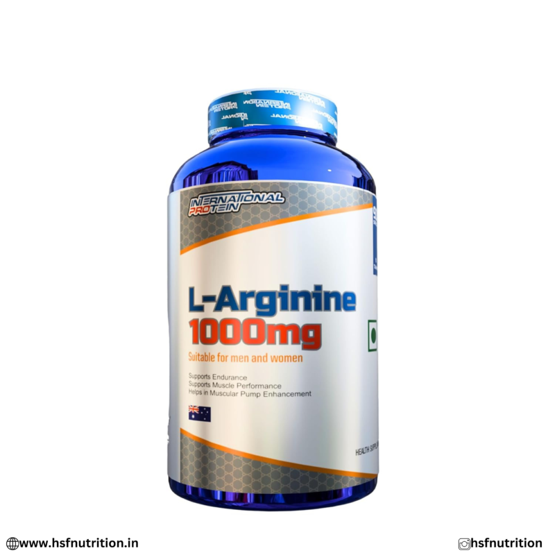 International Protein L-Arginine 1000mg Front View