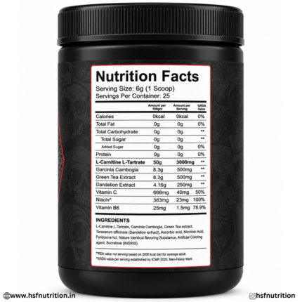Red Skull Carnivox Nutritional Information