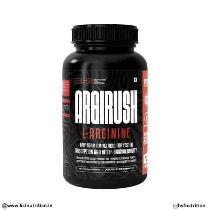 RFN ArgiRush L-Arginine 120 Tablets Front View
