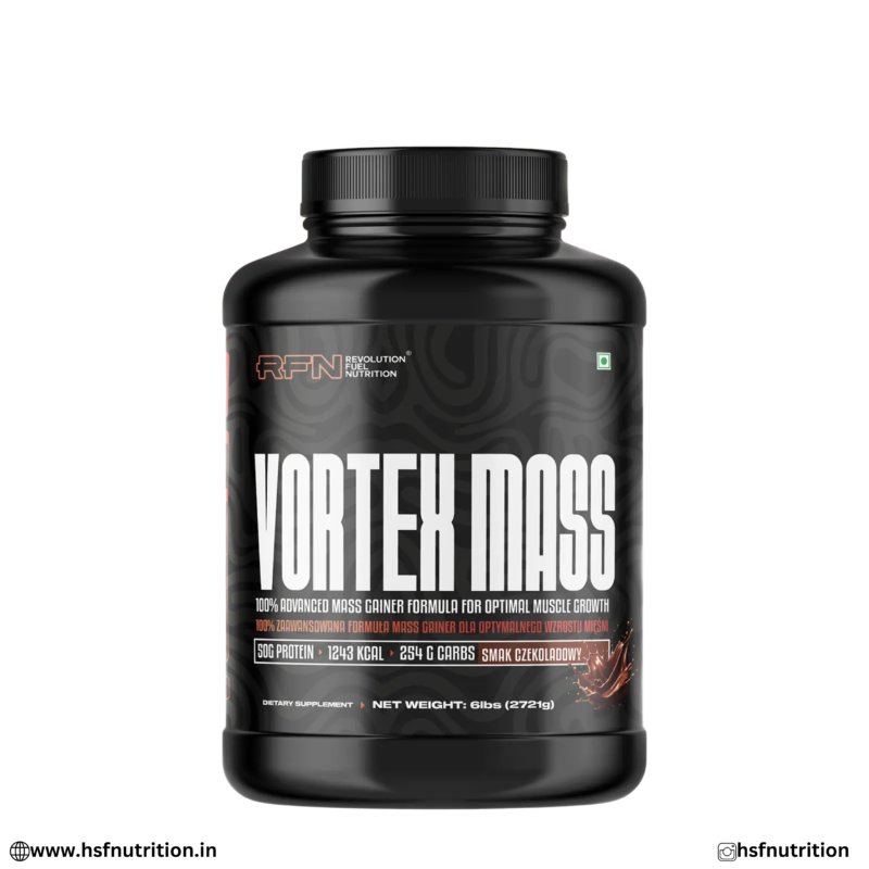 RFN Vortex Mass Gainer 6lbs Chocolate Front View