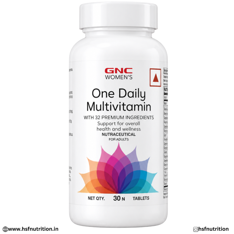 GNC Women's One Daily Multivitamin 30 Tablets Front View
