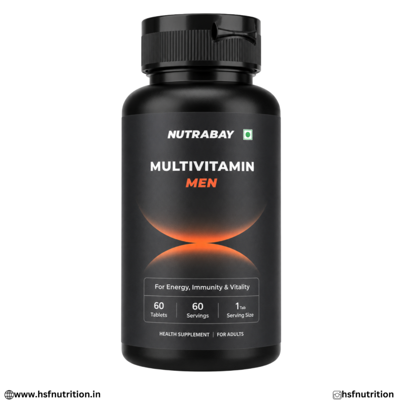 Nutrabay Multivitamin Men 60 Tablets Front View