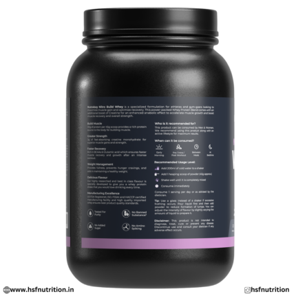 Nutrabay Nitro Build Whey Protein Benefits and Usage Instructions