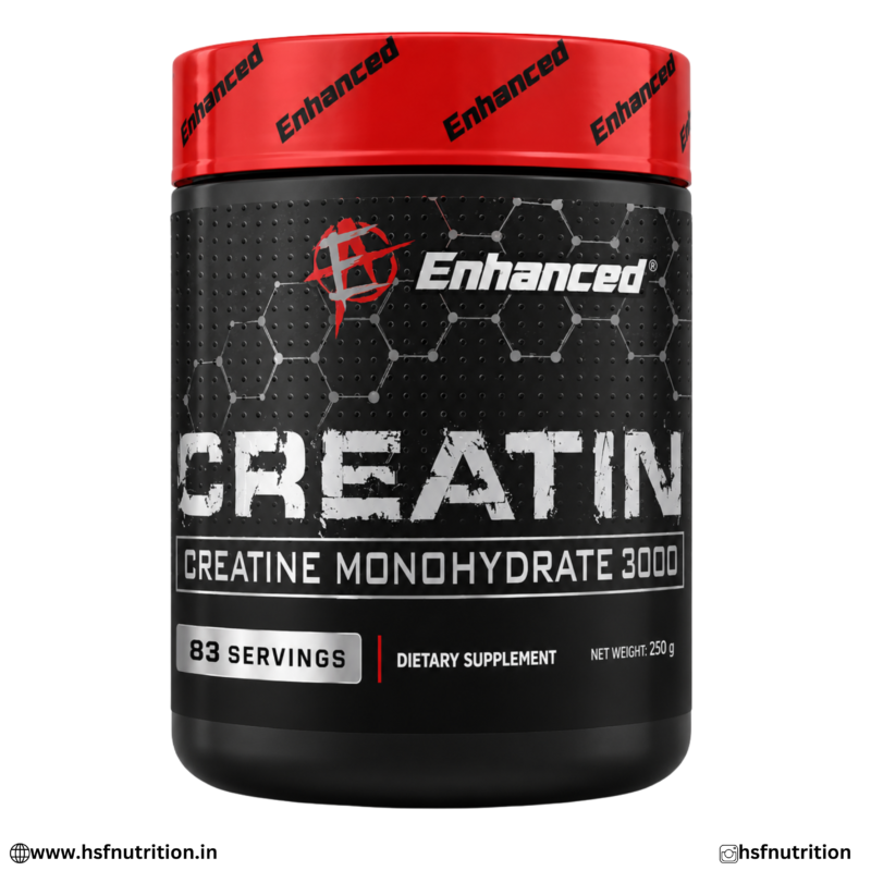 Enhanced Creatine Monohydrate Front View