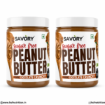 Savory Sugar Free Peanut Butter Chocolate Crunchy Flavor Tubs Pack of 2 Front View