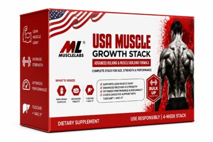 USA Muscle Growth Stack Kit - 4 Week Stack | Advanced Lean Bulking & Muscle Building Formula